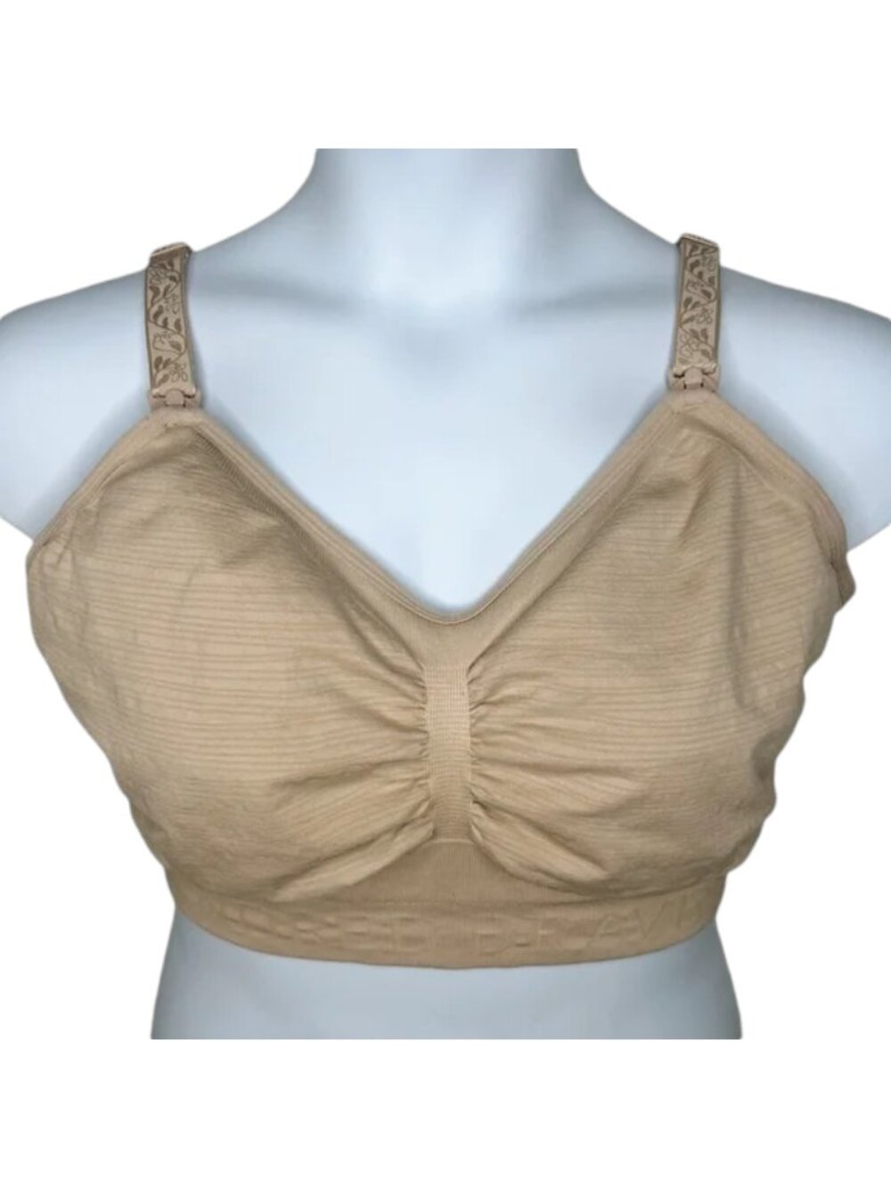 Kindred Bravely Sublime Pumping Nursing Bra sz XL Busty * Beige Maternity Bra